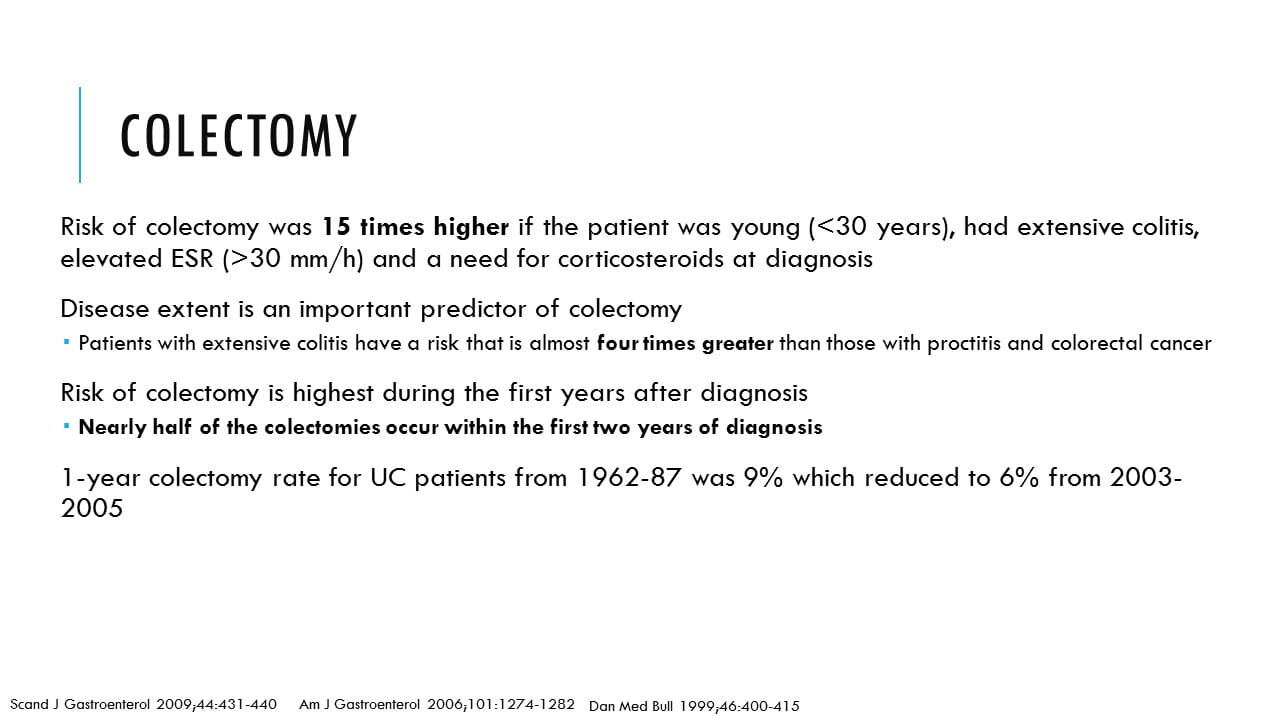 Natural History Of Ulcerative Colitis