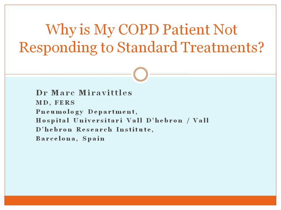 Why is My COPD Patient Not Responding to Standard Treatments?