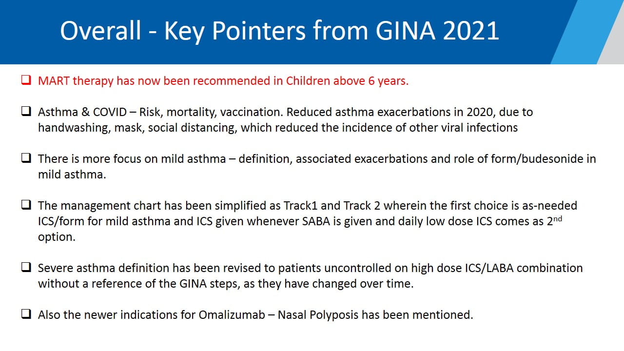 Global Initiative For Asthma (GINA) 2021 Update: Focus On Pediatric Asthma